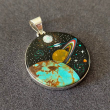 Cosmic Voyage Inlay Pendant